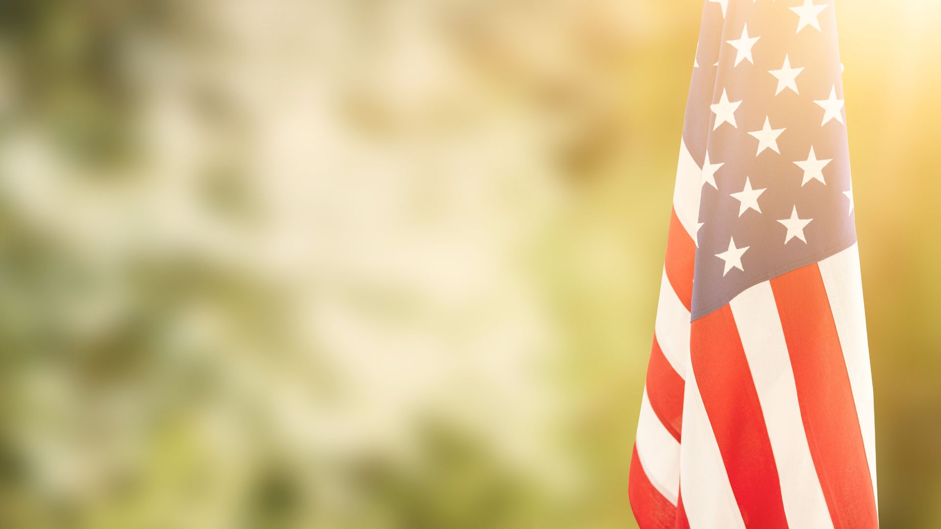 American flag symbolizing citizenship, rights, and duties on Constitution Day.