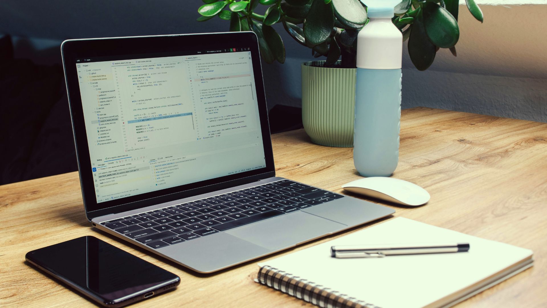 Organized desk with neatly arranged workspace items, symbolizing mental clarity and productivity on National Clean Off Your Desk Day.