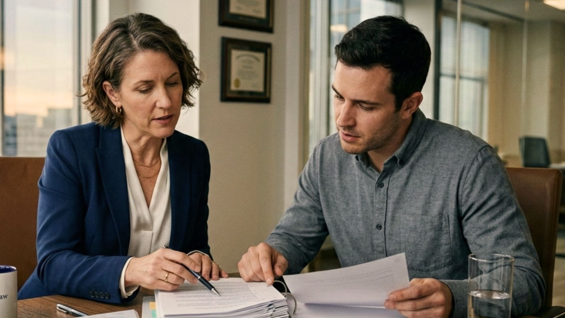 Brookfield probate attorney explaining executor responsibilities and personal liability risks to an individual reviewing estate documents.