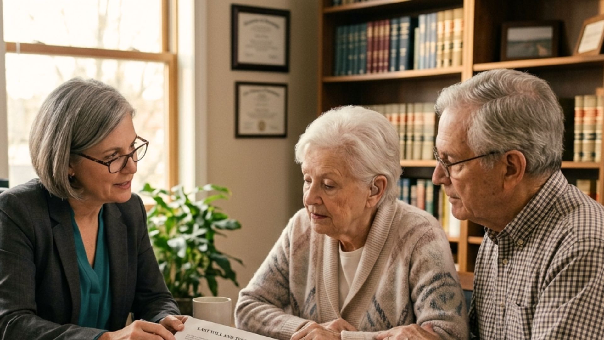 Estate planning attorney explaining how trusts help avoid Wisconsin probate court involvement