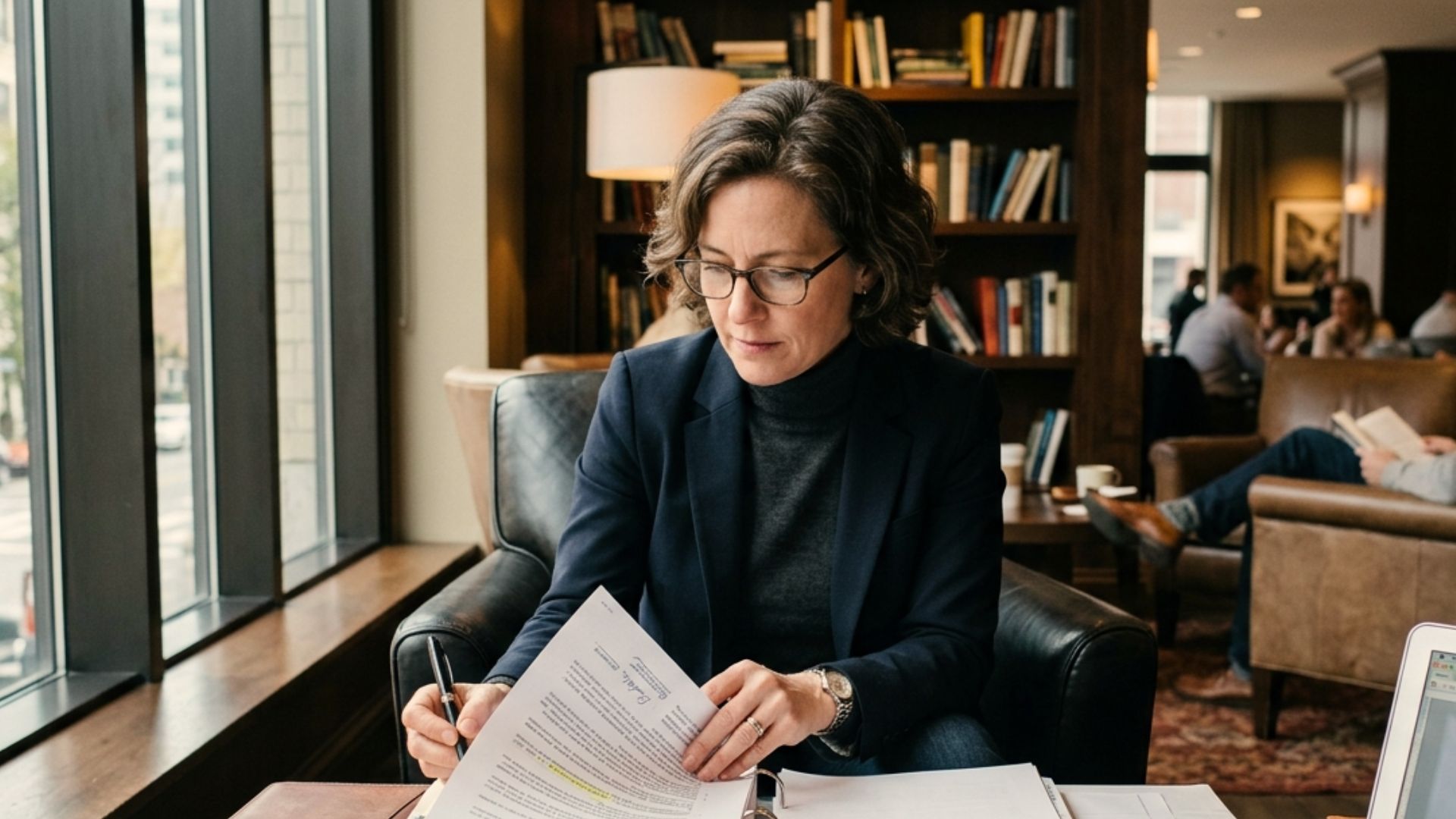 Executor handling real estate documents during Wisconsin probate property transfer process