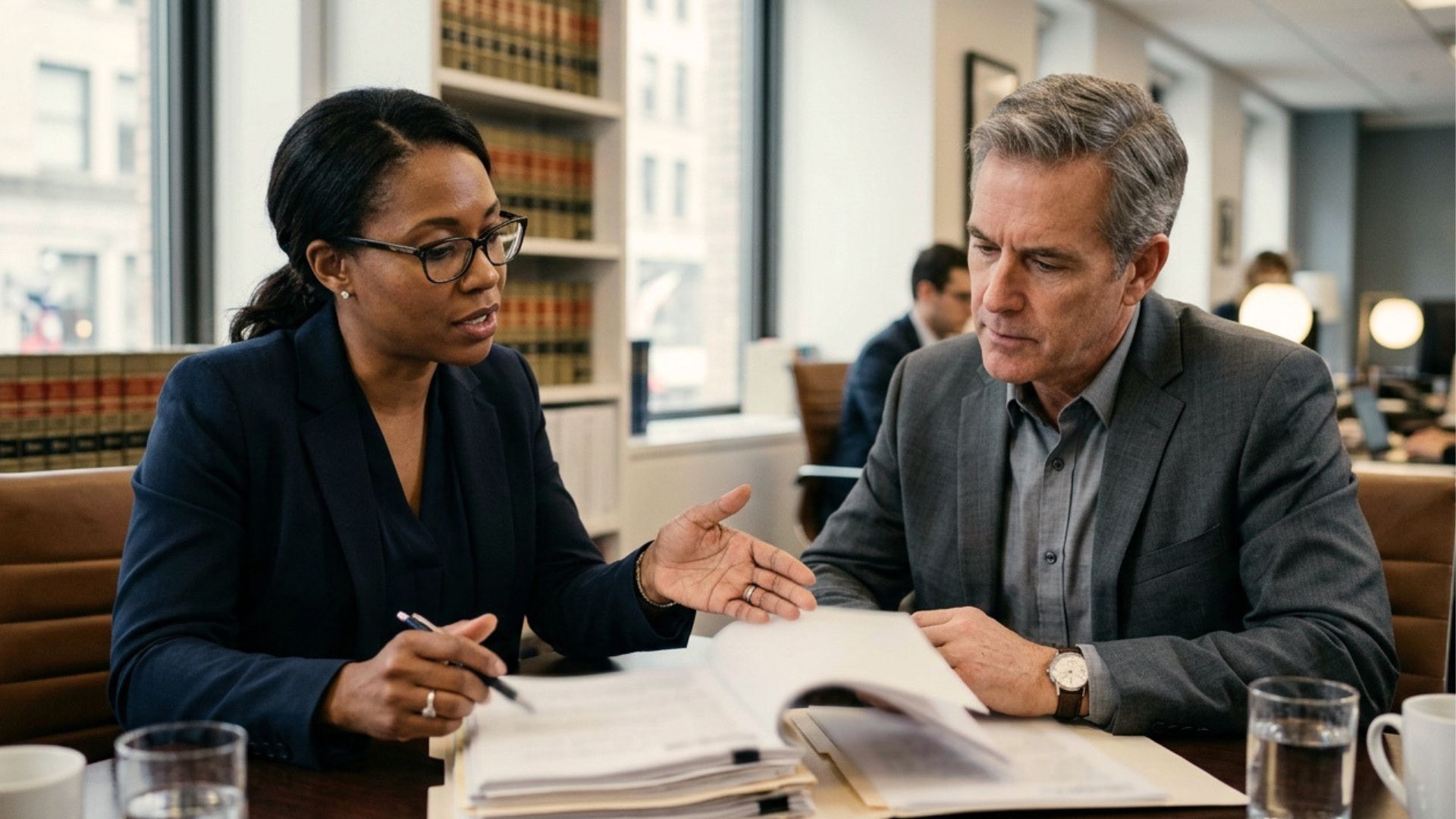 Madison estate planning attorney reviewing stock options, RSUs, and equity compensation with a professional